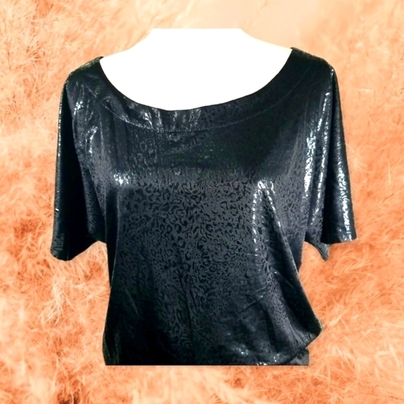 Minkpink Women's Top Size S Loose Fitting See Through Black - Picture 2 of 5